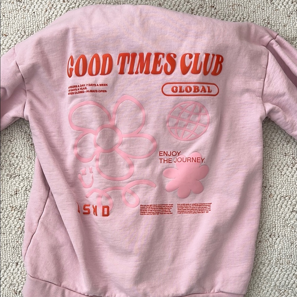 LSKD Pink Graphic Sweatshirt